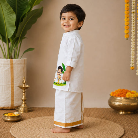 Onam Personalized Kurta for Kids