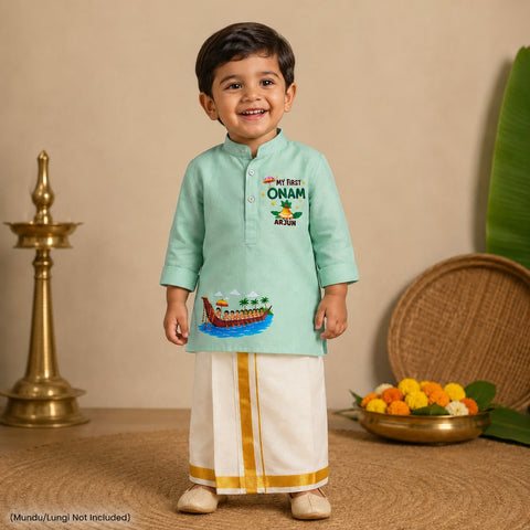 Personalized First Onam Kurta