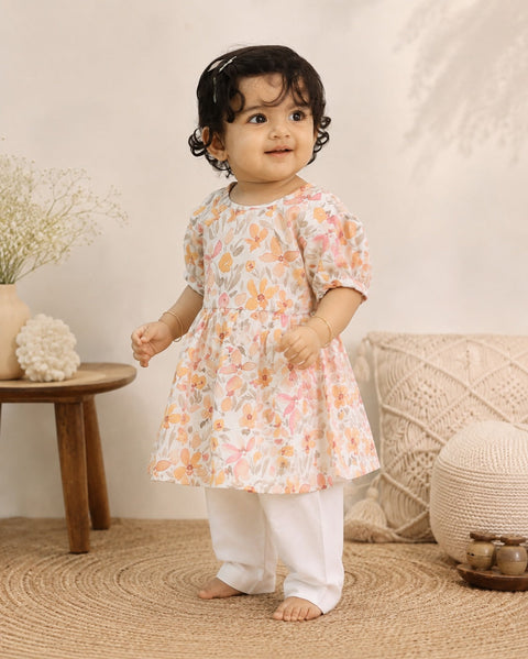 Blossom Breeze Onam Frock