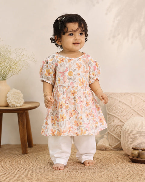 Blossom Breeze Onam Frock