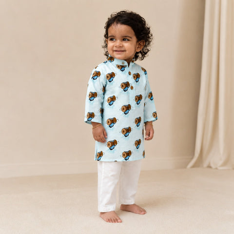 Little Shiva Blessings Kurta Set