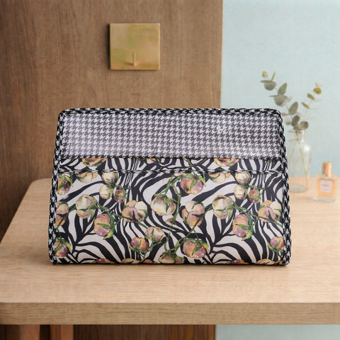 SAVANNA SAFARI BLOOM PRINT MAXSTOR TOILETRY BAG
