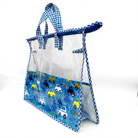 CAR CHAOS PRINT SWIMMING BAG