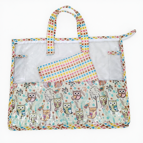 OWL MEADOW PRINT SWIMMING BAG