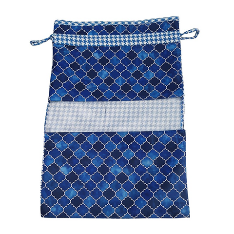 INDIGO MOSAIC PRINT Heels & Sandals Cover