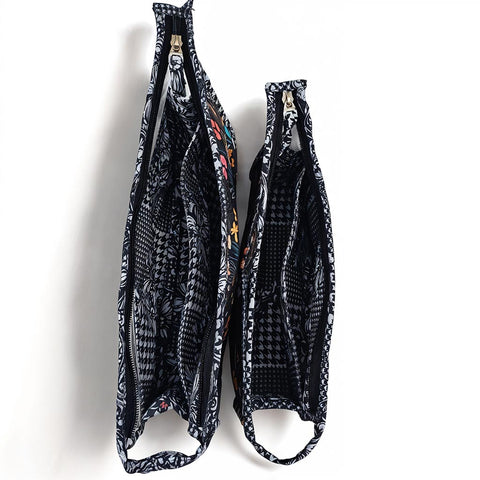 FLORA FIESTA PRINT TRAVEL MAKEUP POUCH SET