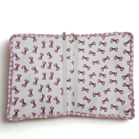 Classy Bow Print MaxStor Toiletry Bag