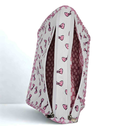 Classy Bow Print MaxStor Toiletry Bag
