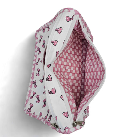 Classy Bow Print MaxStor Toiletry Bag