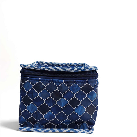 INDIGO MOSAIC PRINT Earring Organizer
