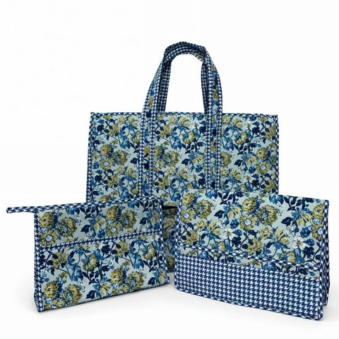 MOSSY MEADOW BLOOM TOTE BAG SET