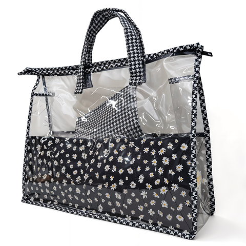 MIDNIGHT DAISY PRINT Swimming Bag