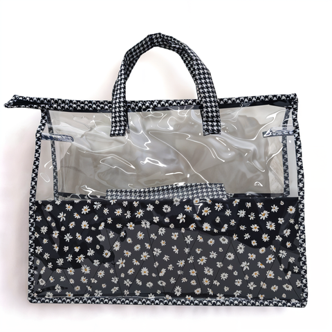 MIDNIGHT DAISY PRINT Swimming Bag