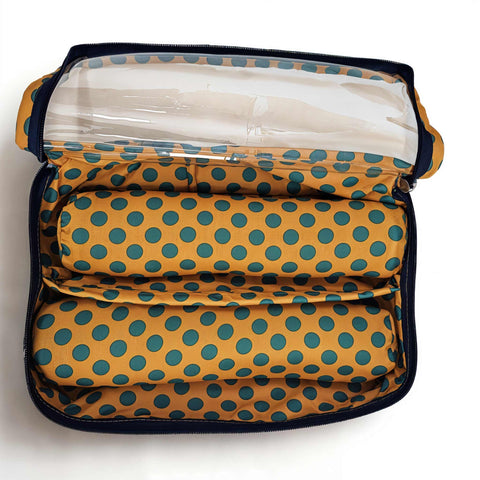 PEACOCK GLORY PRINT SMART BANGLE ORGANIZER