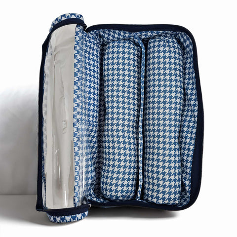 INDIGO MOSAIC PRINT SMART BANGLE ORGANIZER