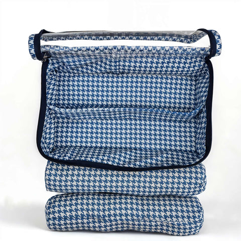 INDIGO MOSAIC PRINT SMART BANGLE ORGANIZER