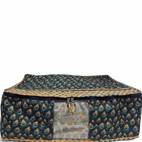 PEACOCK GLORY PRINT Lehenga Organizer