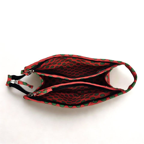 SUMMER MELON PRINT TrioZip Toiletry Bag