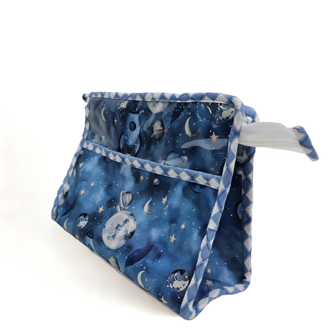 GALAXY WONDERS PRINT TrioZip Toiletry Bag