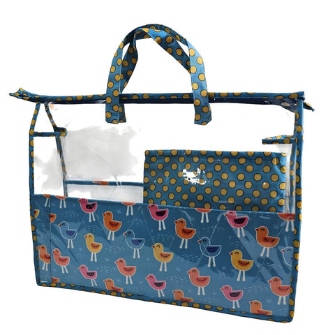 PLAYFUL BIRDS PRINT Swimming Bag
