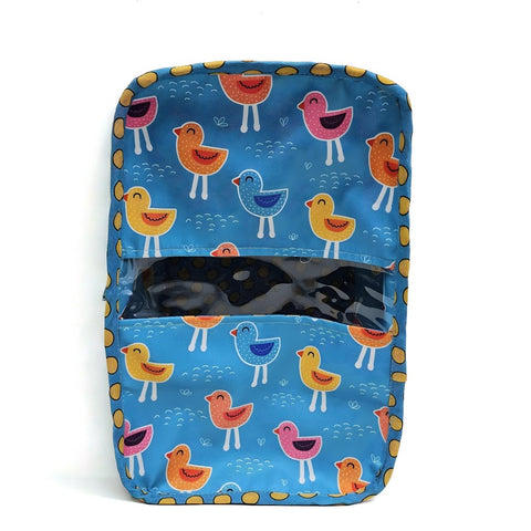 PLAYFUL BIRDS PRINT Grand Shoe Zip Box