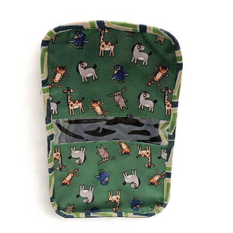FOREST FRIENDS PRINT Grand Shoe Zip Box