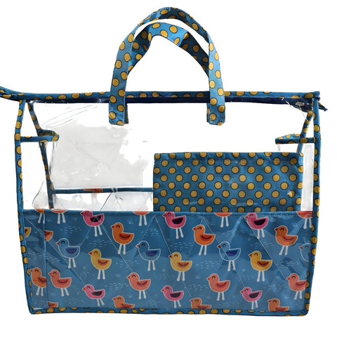 PLAYFUL BIRDS PRINT Swimming Bag Combo