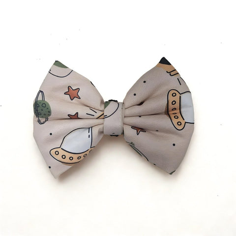 SPACE INVADERS PRINT Scrunchie & Bow Combo