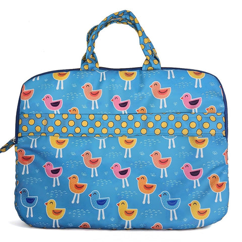 PLAYFUL BIRDS PRINT Laptop Bag