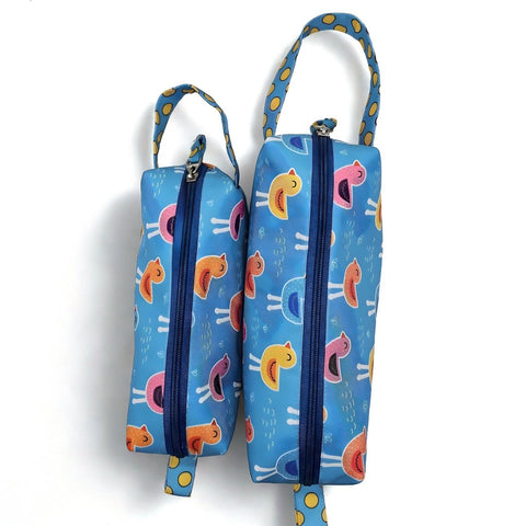 PLAYFUL BIRDS PRINT Swimming Bag Combo