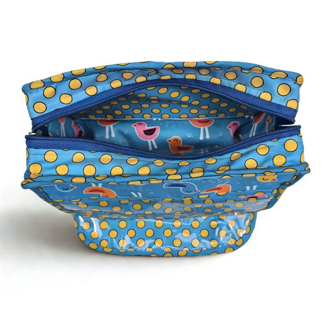 PLAYFUL BIRDS PRINT Big Bangle Organizer