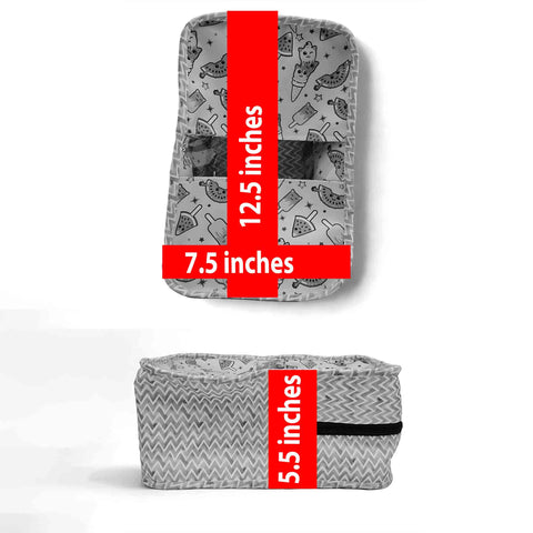 SCARLET ROSE PRINT GRAND SHOE ZIP BOX