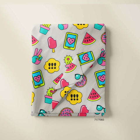 Gray On Stuff Print