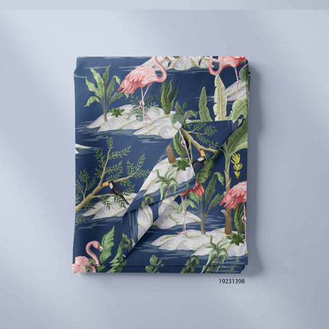 Cello Flamingo Print