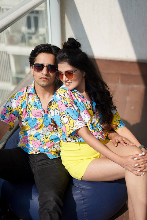 Multi Duck Couple shirt