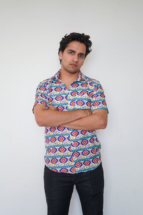 Abstract Couple shirt