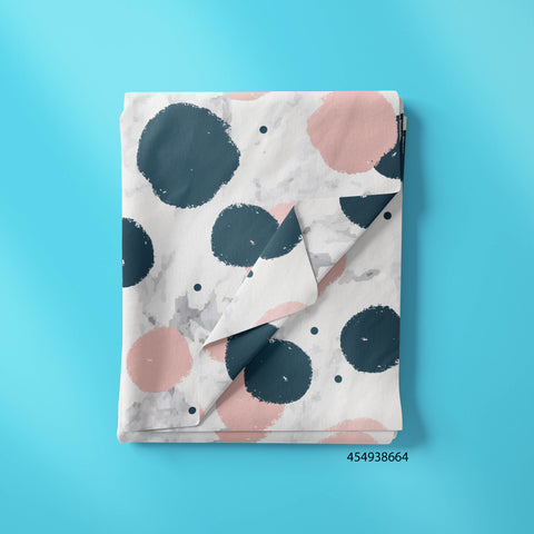 Circles With Gray Resin Background