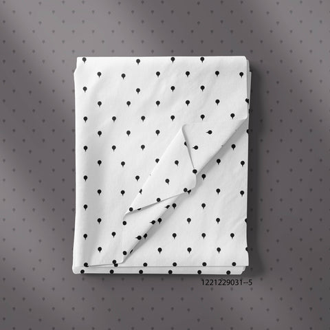 White & Black Dot