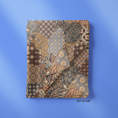 Paisely Lime Patten In Patchwork Style