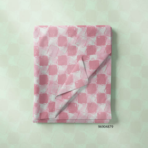 Baby Pink Color Blocks In White Background