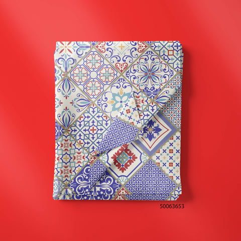 Colorful Square Portuguese Azulejo Prints