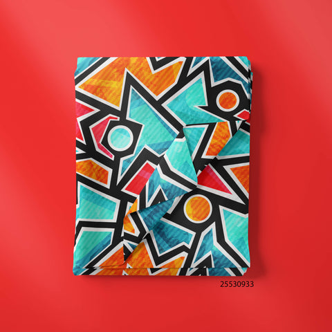 Geometric Aztec Zigzag Colorful