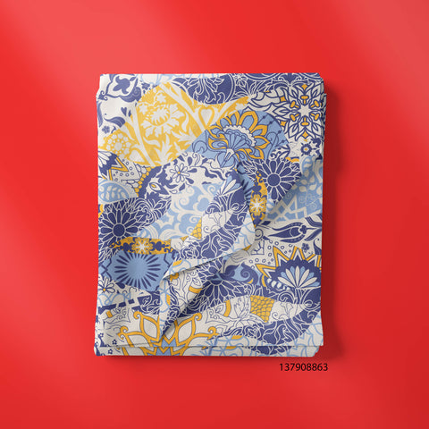 Azulejos Tiles In Yellow & Blue Colors