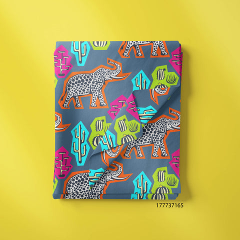 Doted Elephant Print