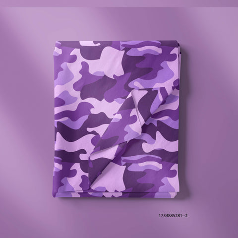 Purple Camouflage Prints