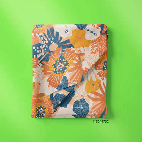 Nile Blue Tropical Print