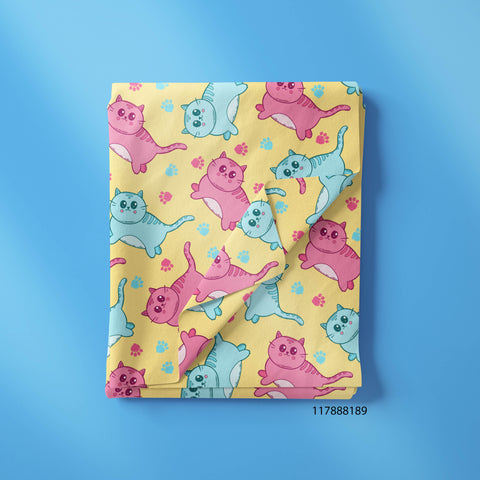 Yellow Cat Print