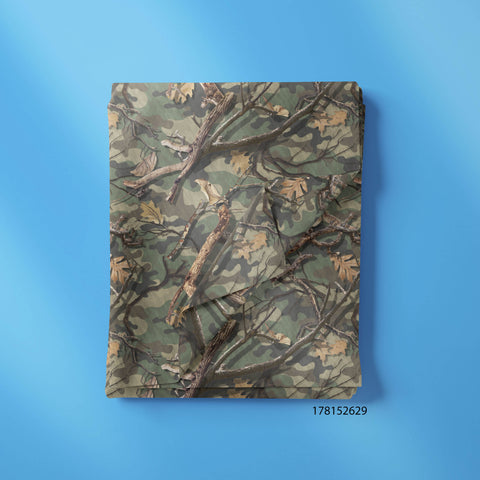 Camouflage with Dry Branches Print