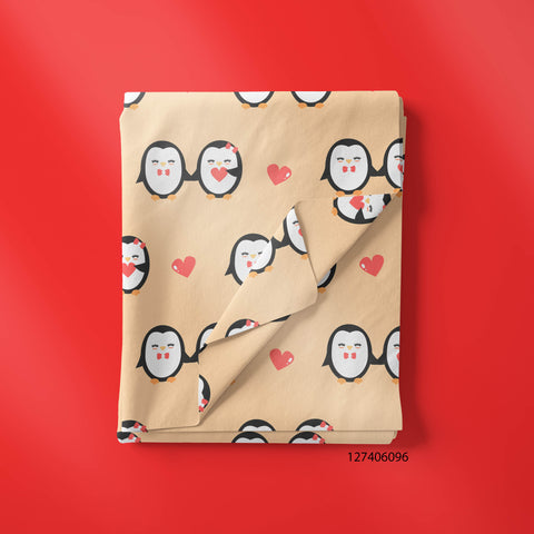 Penguins Cameo Print