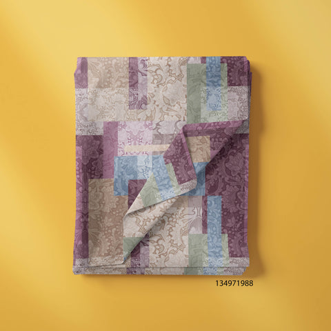 Geo Indigo Paisely With Multicolor